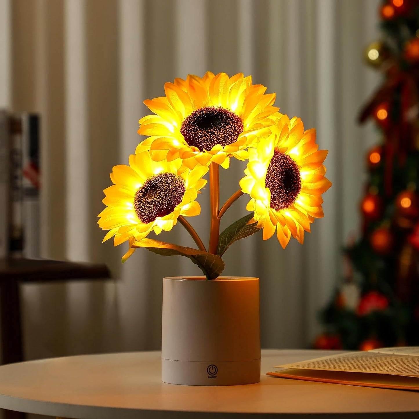 Red Rose LED Lamp for Womens Gifts, Wife Anniversary Birthday Gifts