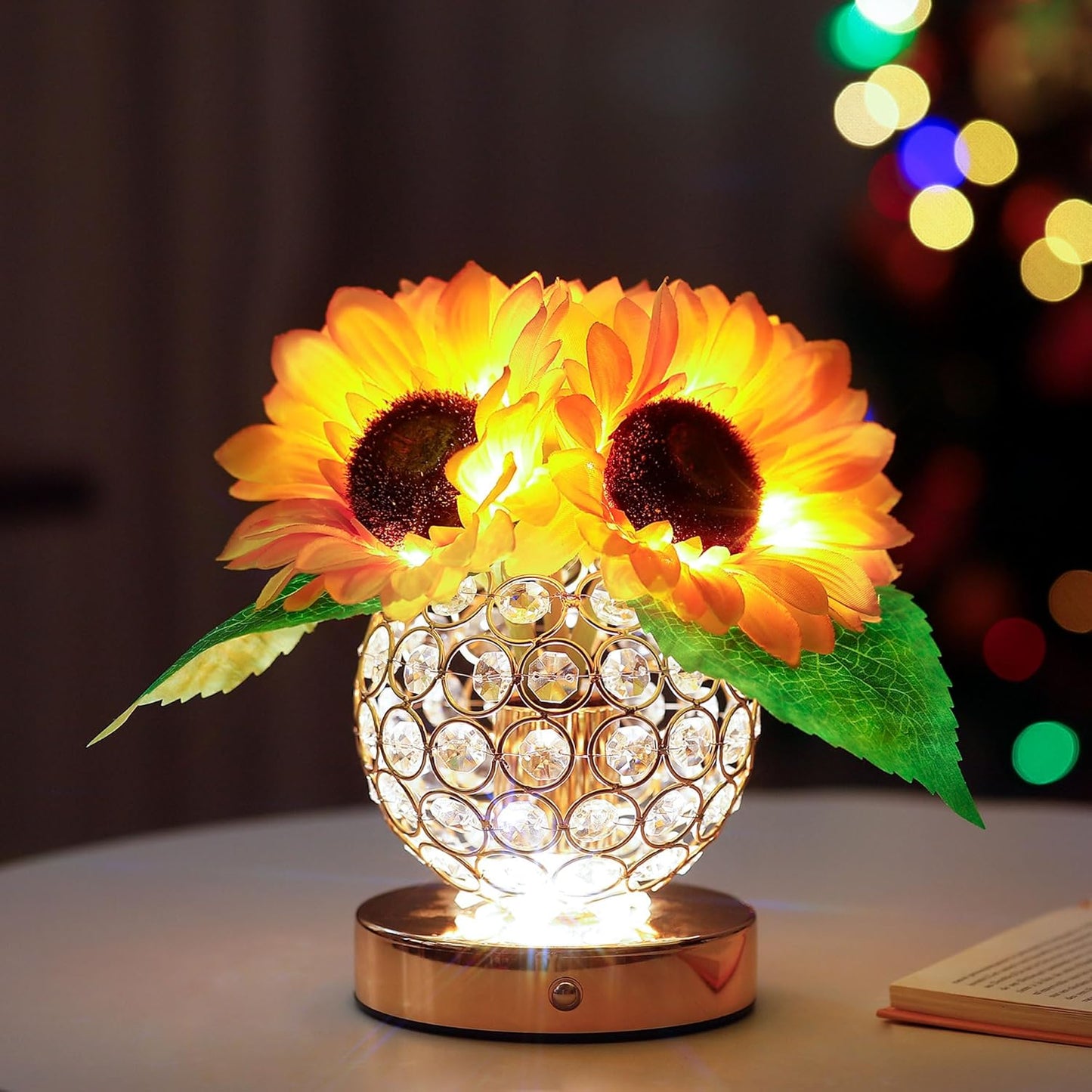 Pink Rose LED Lamp for Womens Gifts