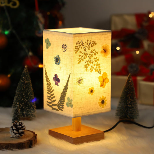 Vintage Flower Desk Lamp for Christmas