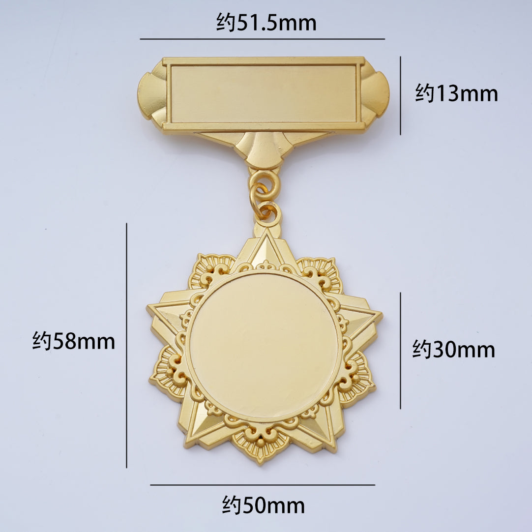 WSYEAR Custom Gold Medallions for Games