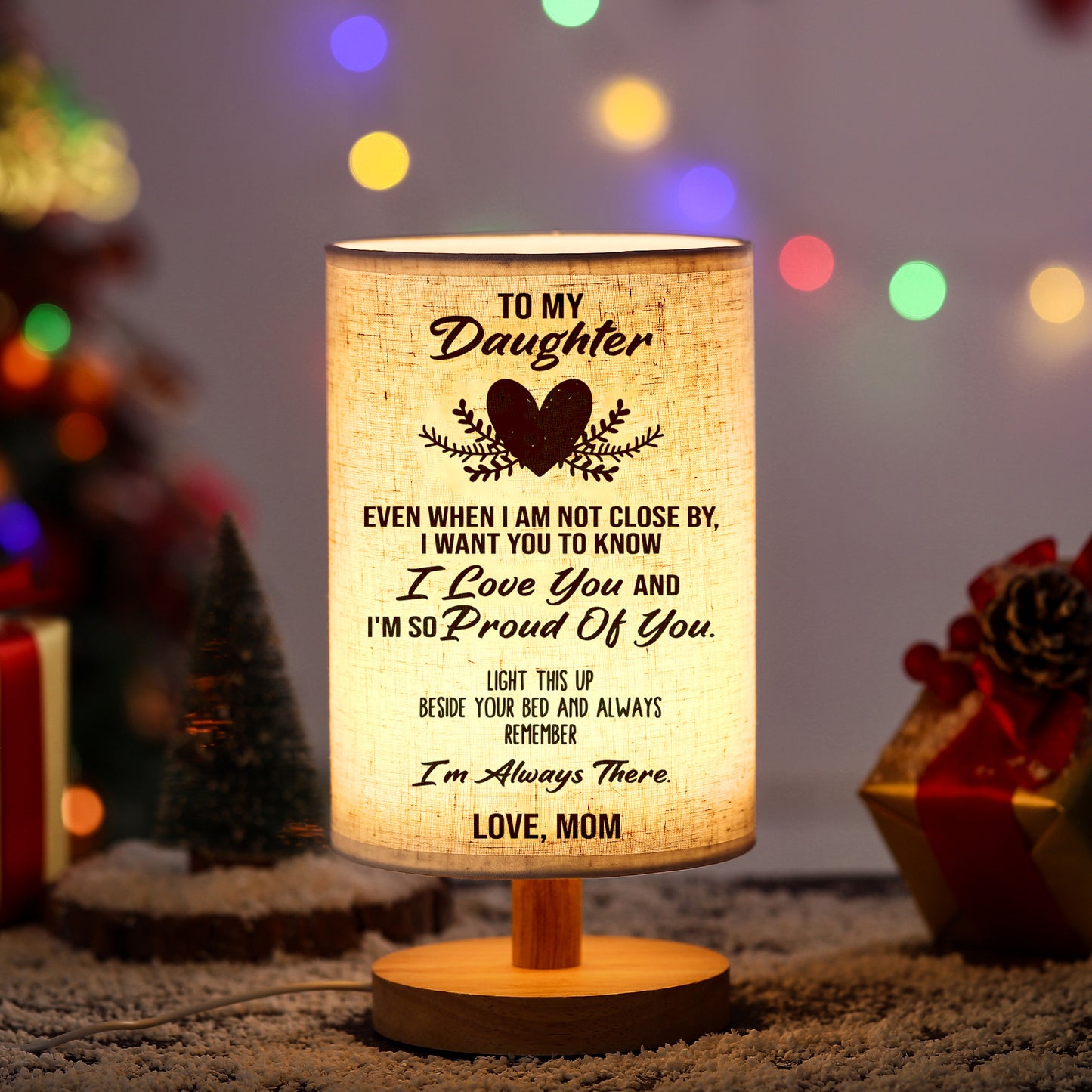Daughter Gifts from Mom Table Lamp