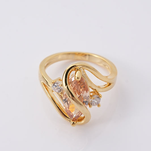 WSYEAR Champagne Gold Women Rings