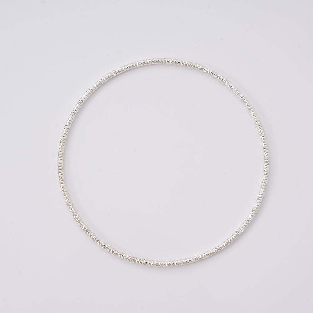 WSYEAR Women Silver Bangle Bracelets