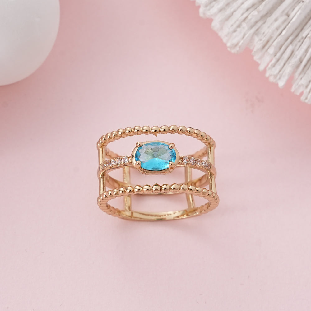 WSYEAR Jewels for Lady Rings with Blue Stone