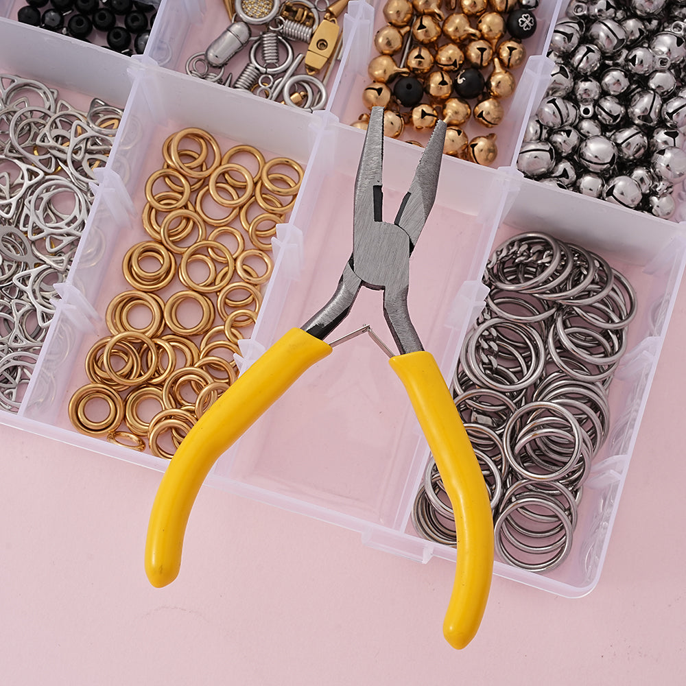 WSYEAR Jewellery Findings with Alloy Beads, Open Rings, Pearl Beads