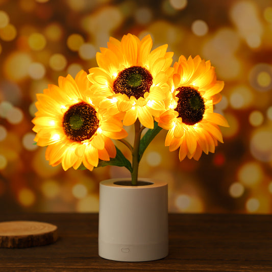 Sunflower Lamp LED Artificial Sunflower Gifts